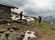 Laghi Gemelli dalle Baite di Mezzeno, fiori, stambecchi e ancora neve (4giu21) - FOTOGALLERY